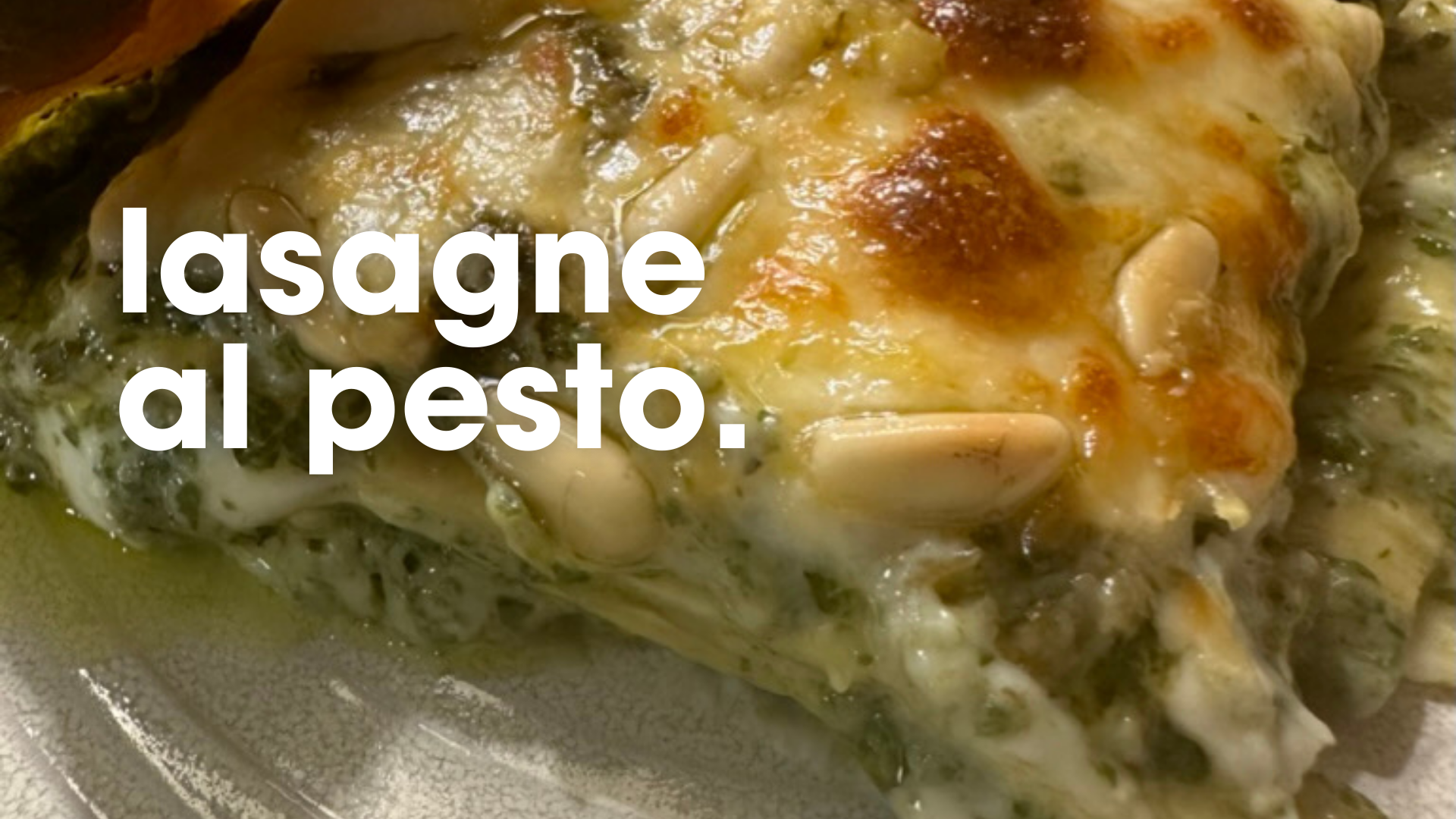 lasagne al pesto