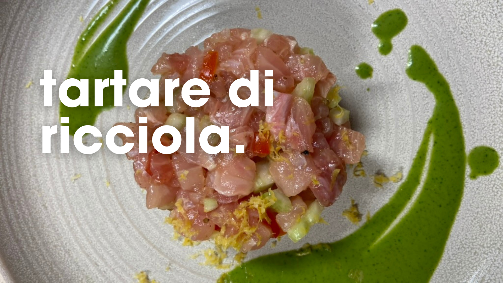 tartare di ricciola