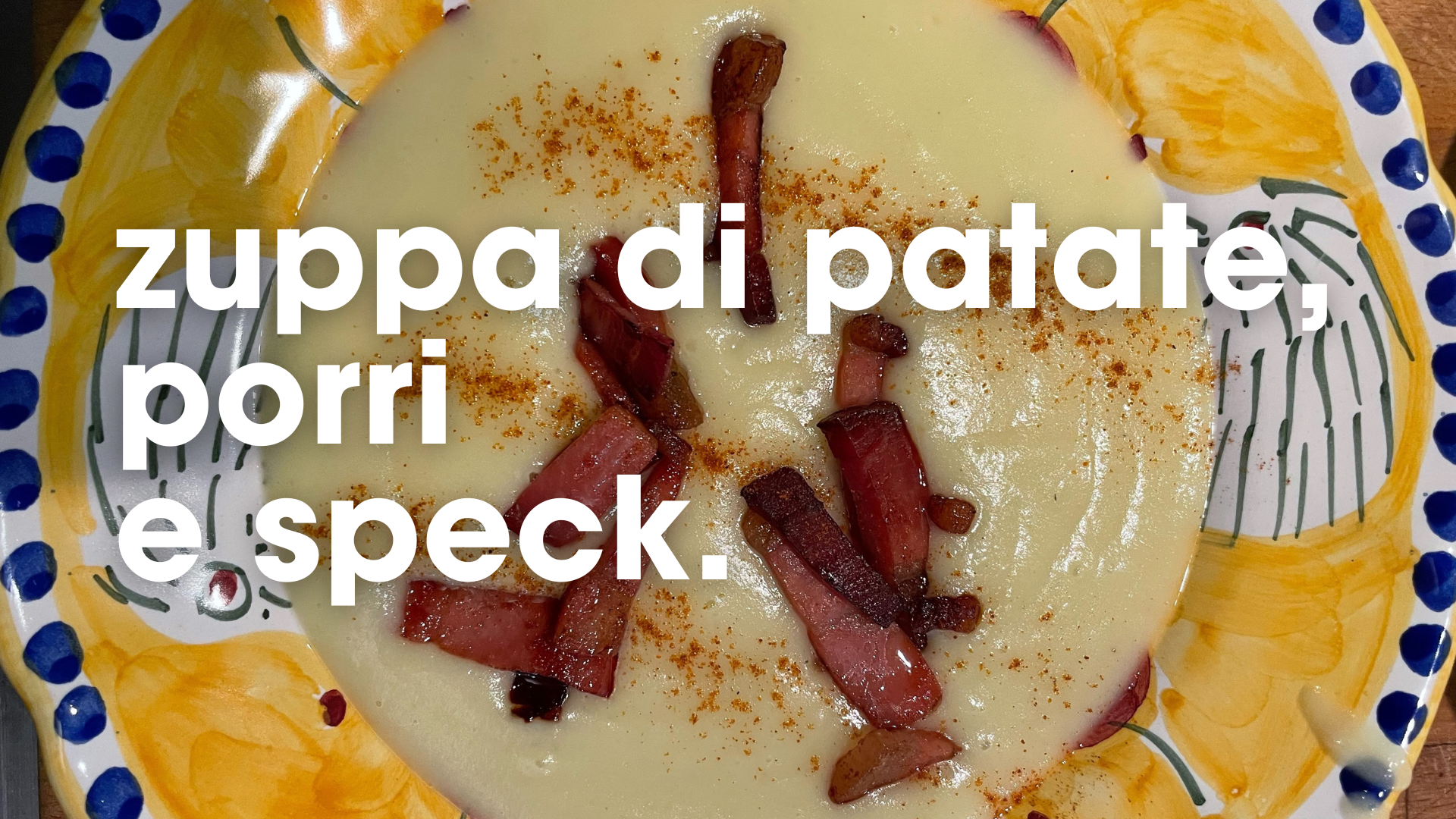 zuppa patate e porri